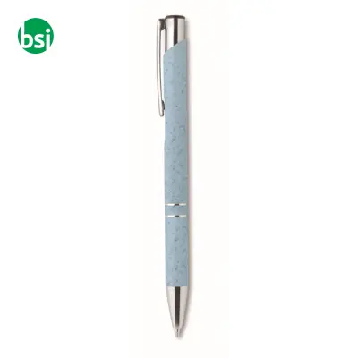 Wheat Straw/ABS push type pen - BERN PECAS - Immagine 6