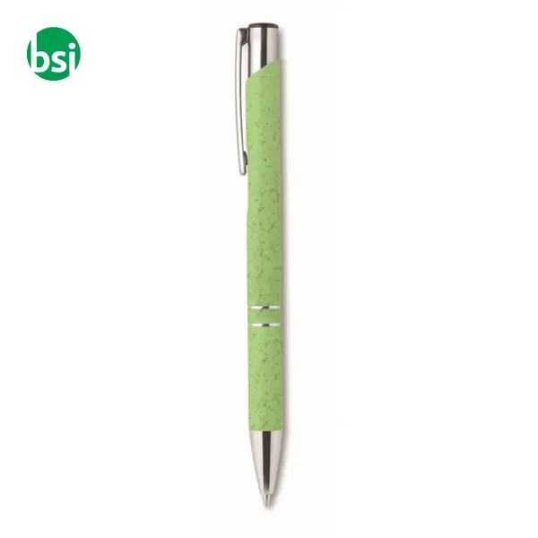 Wheat Straw/ABS push type pen - BERN PECAS -  12