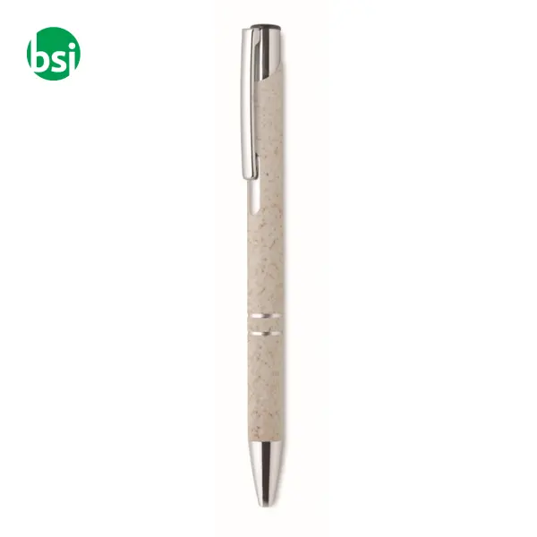 Wheat Straw/ABS push type pen - BERN PECAS -  27