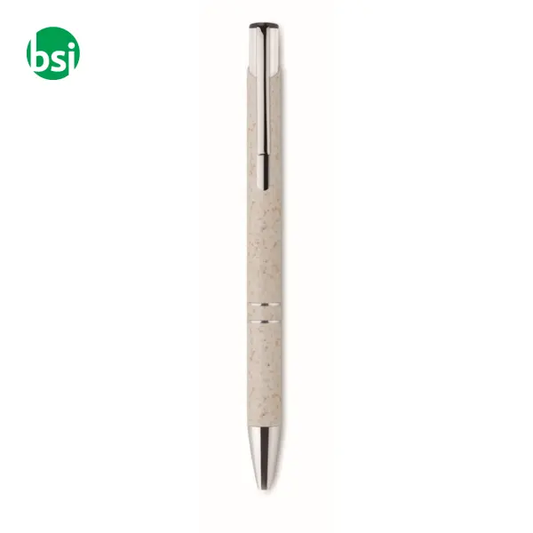 Wheat Straw/ABS push type pen - BERN PECAS -  20