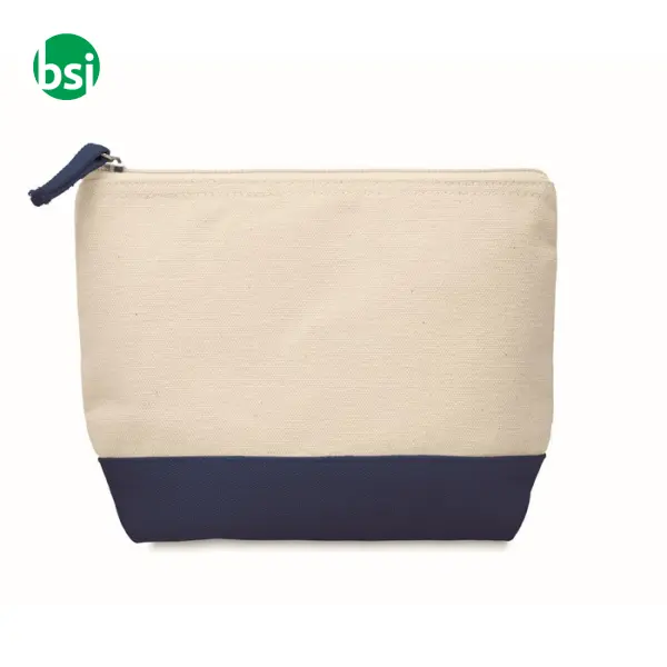 Bicolour cotton cosmetic bag - KLEUREN -  23