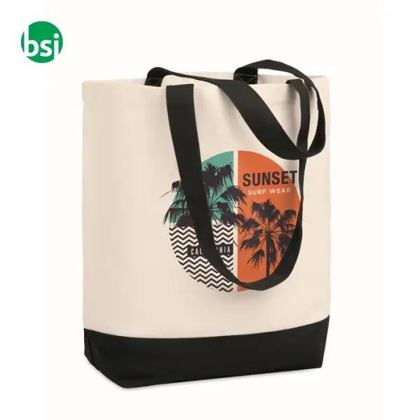 Canvas beach bag 170gr/m2 - KLEUREN BAG -  3