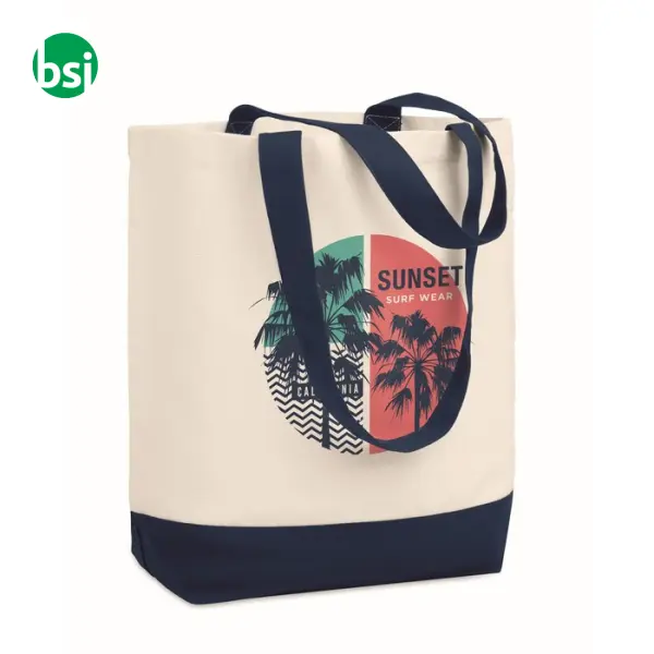 Canvas beach bag 170gr/m2 - KLEUREN BAG -  6