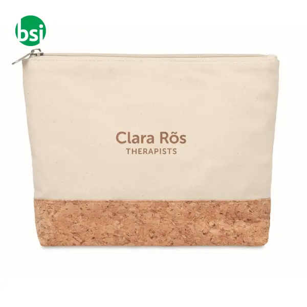 Cork & cotton cosmetic bag - PORTO BAG -  9