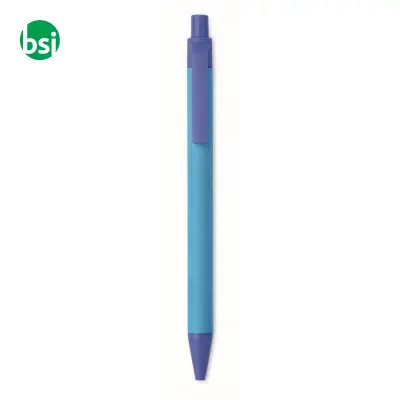 Paper/PLA corn ball pen - CARTOON COLOURED - Immagine 6