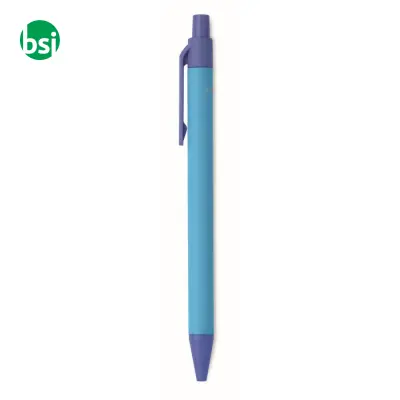 Paper/PLA corn ball pen - CARTOON COLOURED - Immagine 7