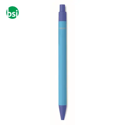 Paper/PLA corn ball pen - CARTOON COLOURED - Immagine 8