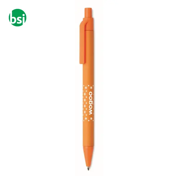 Paper/PLA corn ball pen - CARTOON COLOURED -  15