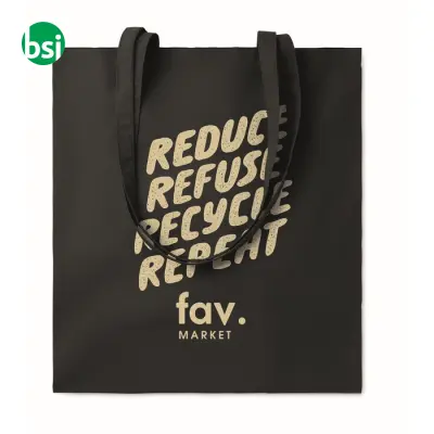 Cotton shopping bag 180gr/m2 - COTTONEL COLOUR ++ - Immagine 3