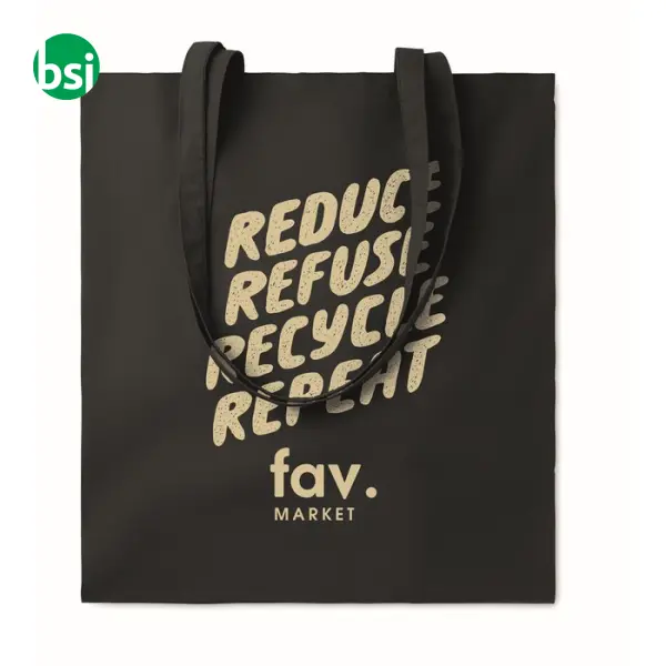 Cotton shopping bag 180gr/m2 - COTTONEL COLOUR ++ -  3