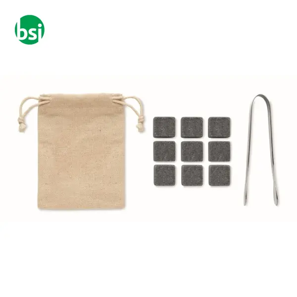 Whisky set in bamboo box - DUNDALK -  3