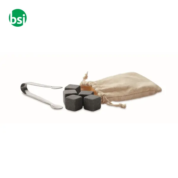 Whisky set in bamboo box - DUNDALK -  4