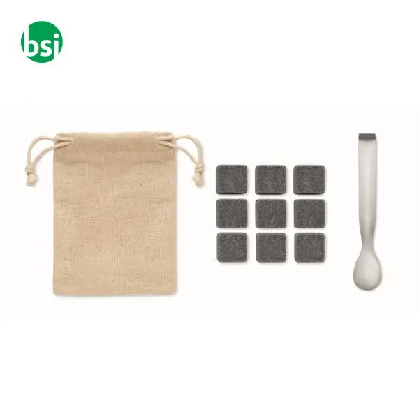 Whisky set in bamboo box - DUNDALK -  11