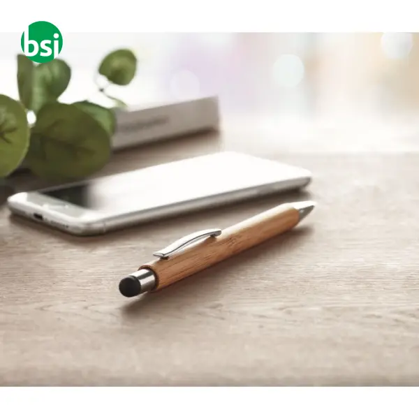 Bamboo stylus pen blue ink - BAYBA -  8