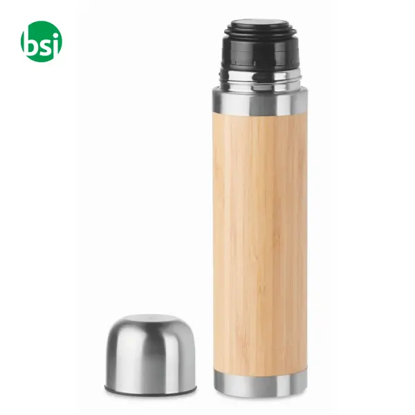 Thermoflask with bamboo cover - 400ml - CHAN BAMBOO -  9