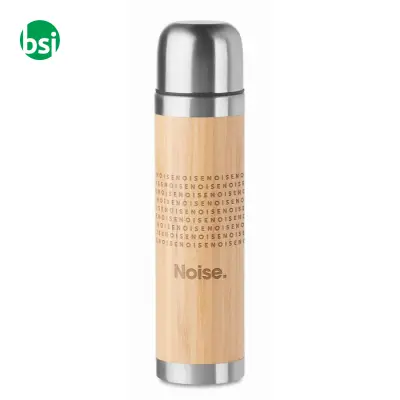 Thermoflask with bamboo cover - 400ml - CHAN BAMBOO - Immagine 7