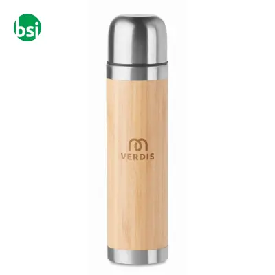 Thermoflask with bamboo cover - 400ml - CHAN BAMBOO - Immagine 8