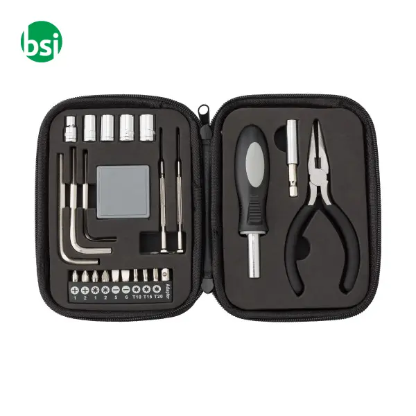 Bonded leather case tool kit Lani -  4