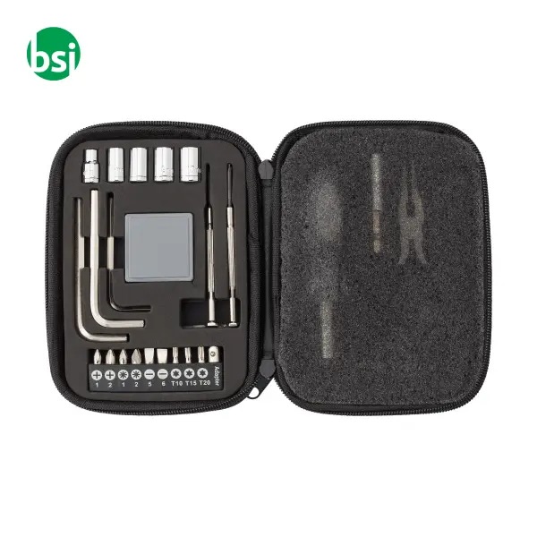 Bonded leather case tool kit Lani -  3