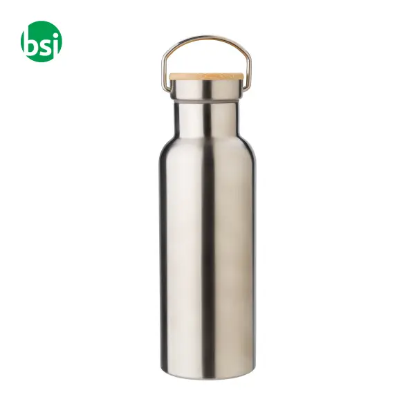 Stainless steel double-walled drinking bottle -  8