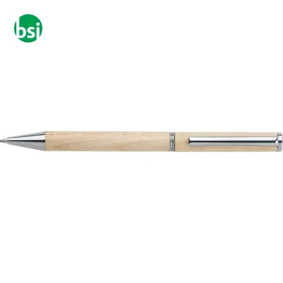 Maple wooden ballpen Lucienne - Immagine 3