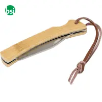 Stainless steel and bamboo foldable knife Beckett