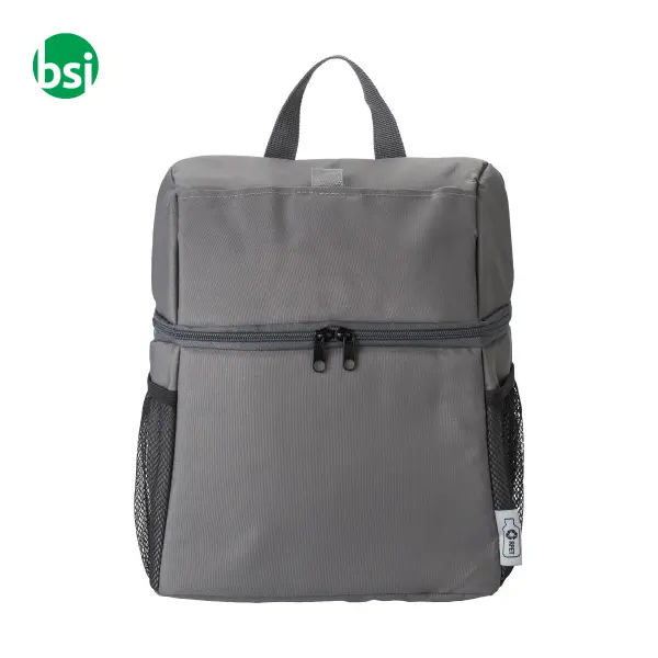 Recycled polyester cooler backpack Elliott -  1