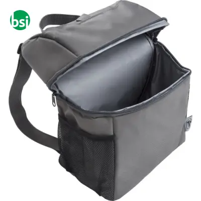 Recycled polyester cooler backpack Elliott - Immagine 4