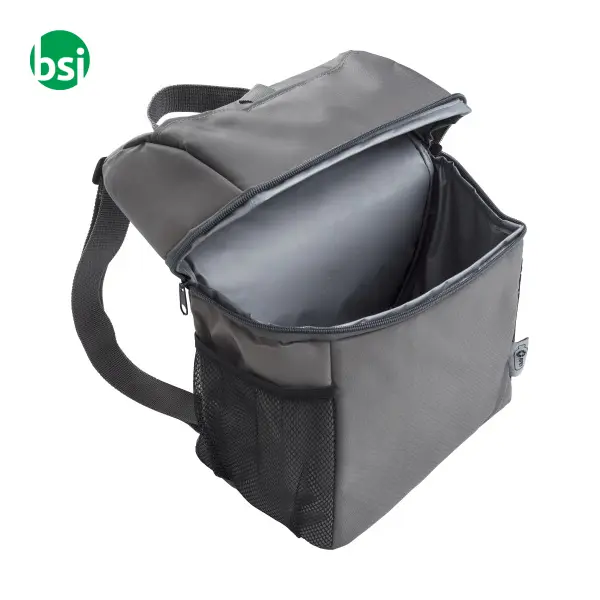 Recycled polyester cooler backpack Elliott -  4