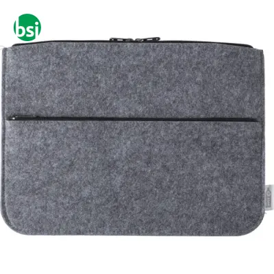 RPET felt laptop pouch Emilia - Immagine 2