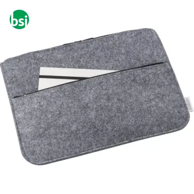 RPET felt laptop pouch Emilia - Immagine 3