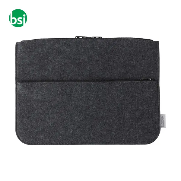 RPET felt laptop pouch Emilia -  4