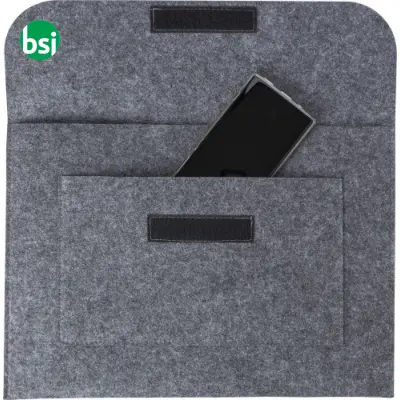 RPET felt document bag Riley - Immagine 3