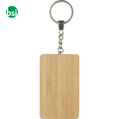 Bamboo keychain Bianca - Immagine 2