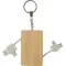 Bamboo keychain Bianca - Anteprima 1