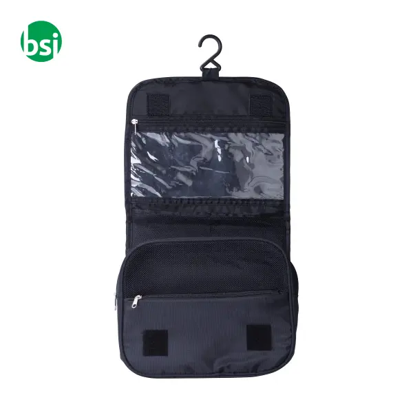 Polyester travel toiletry bag Merrick -  3