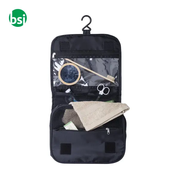 Polyester travel toiletry bag Merrick -  4