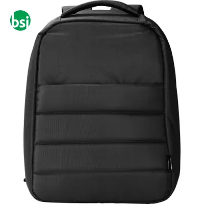RPET polyester anti-theft laptop backpack - Immagine 11