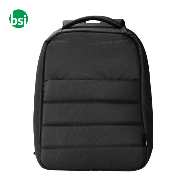 RPET polyester anti-theft laptop backpack -  11