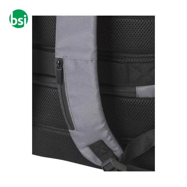 RPET polyester anti-theft laptop backpack -  5