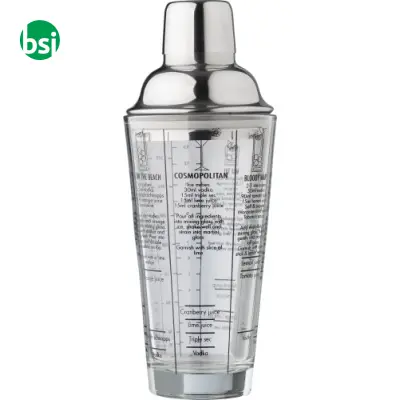 Glass cocktail shaker 400 ml Adela - Immagine 6