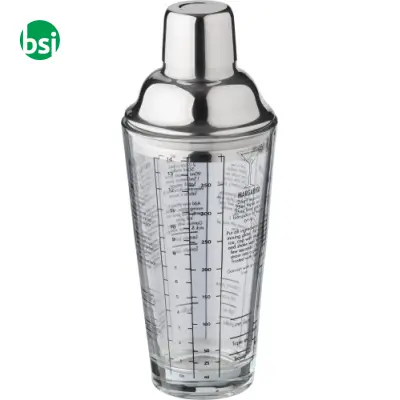 Glass cocktail shaker 400 ml Adela - Immagine 3