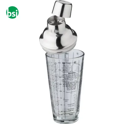 Glass cocktail shaker 400 ml Adela - Immagine 4