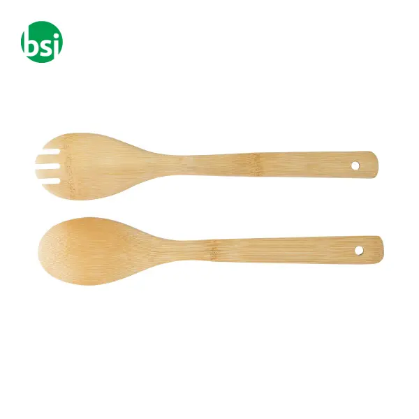 Bamboo salad cutlery Elara -  5