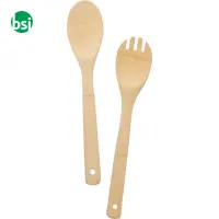 Bamboo salad cutlery Elara