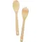 Bamboo salad cutlery Elara - Anteprima 1