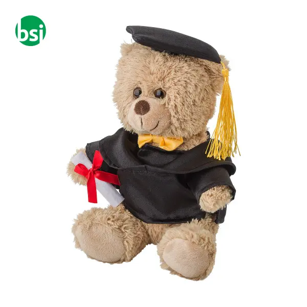 Plush graduation bear Magnus -  1