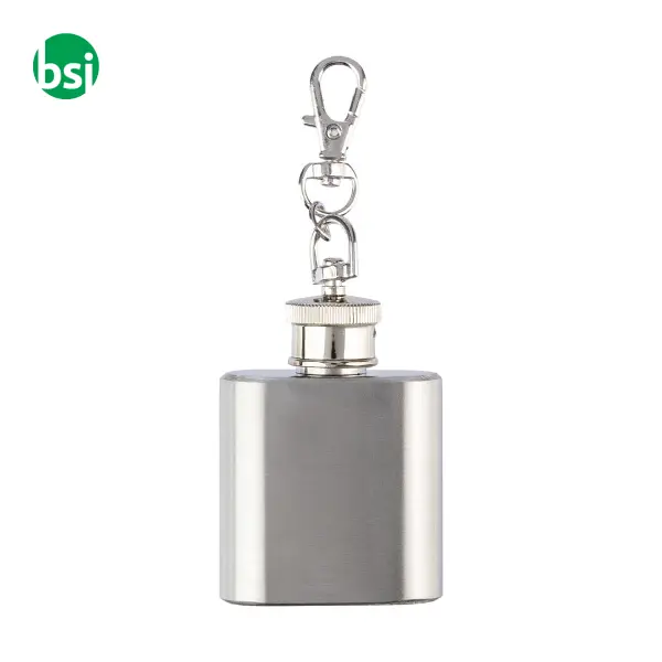 Stainless steel hip flask Julia -  4