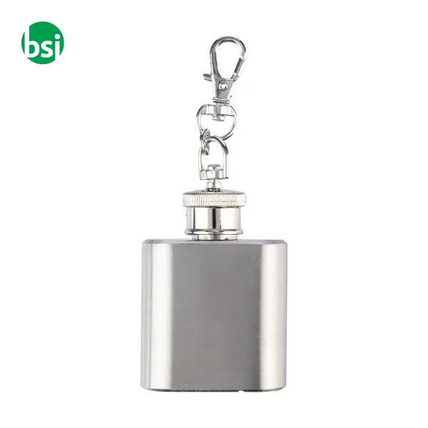 Stainless steel hip flask Julia -  1