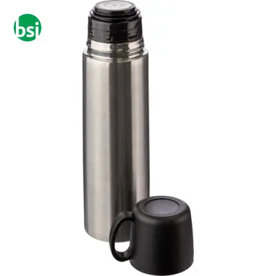 Stainless steel double-walled flask Jan - Immagine 2